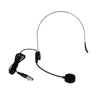 SoundArt Headworn Microphone with TA3F Connection - Black