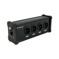 SoundKing  CXA027  Network Extender with 4 x XLR 3-Pin Male to RJ45