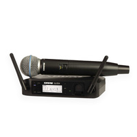 Shure GLXD24B58 Wireless Microphone System with Beta58A Handheld Microphone
