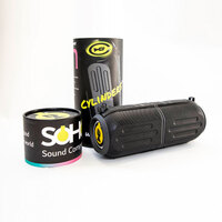 Soho 20R01B Cylinders Wireless Twin Stereo Speakers with Bluetooth - Black