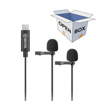 Boya M3D Dual Lavalier Microphone with USB-C Connector for Android Devices (OB)