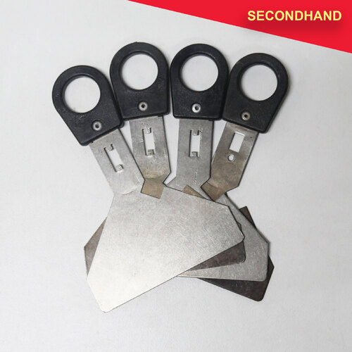 Set of 4 Shutter Blades 105mm x 92mm  O  (secondhand)