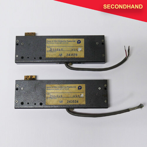 Set of 2 Penny & Giles D26560 112/D Fader 149mm  (secondhand)