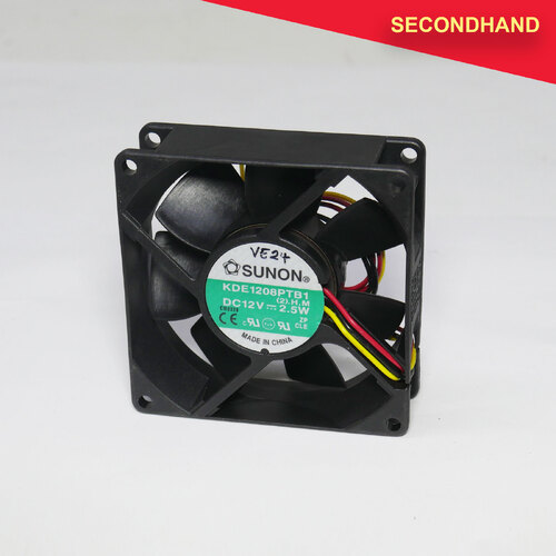 SUNON KDE1208PTB1 12V DC Fan 80 x 80 x 25mm (secondhand)