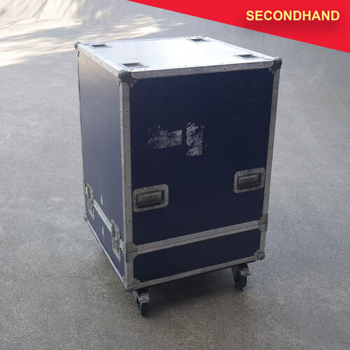 Large Blue Roadcase on Wheels with Lift Off Lid (secondhand)