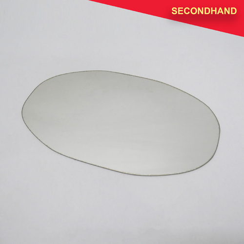 Large Oval Scanner Mirror - 228mm x 139mm x 1.3mm thick   (secondhand)