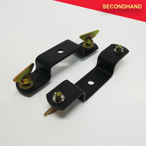 Pair of Omega Hanging Clamps - Clips @ 168mm C-C (secondhand)