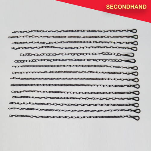 Lot-of-15  Safety Chains - Approximately 600mm  (secondhand)