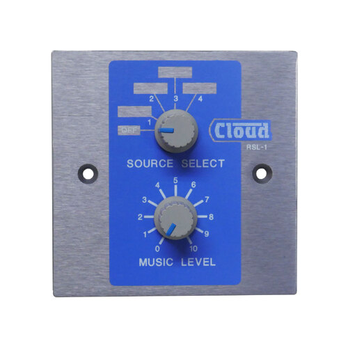 Cloud RSL-1 Remote Source & Level Control Panel 85mm Sqr Plate (secondhand)