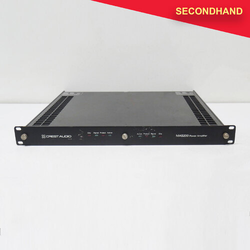 Crest Audio MAS200 Power Amplifier - 1RU  (secondhand)