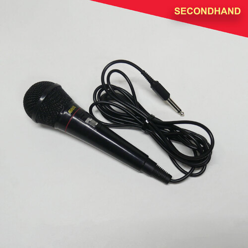 AWA Dynamic Microphone with Switch & 3M Attached Cable with 6.35mm Jack Connector (secondhand)