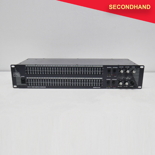McLelland GE-62 Dual 31 Band Graphic Equaliser - 2RU Rack Mount (secondhand)