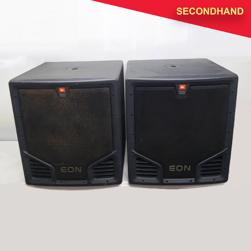 Pair of JBL EON518S 18" 500w Powered Sub Woofers  (secondhand)