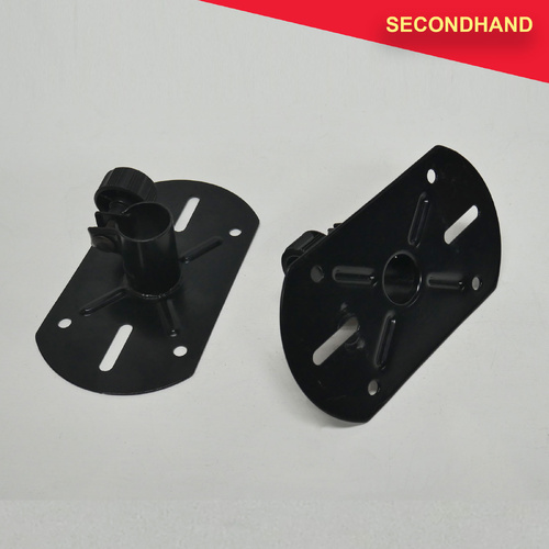 Pair of UXL Steel External Speaker Top Hats - 38mm Socket (secondhand)