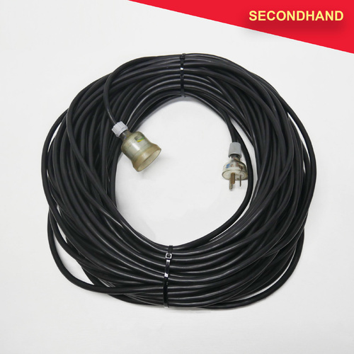 30m 240v Extension Cable Black (secondhand)