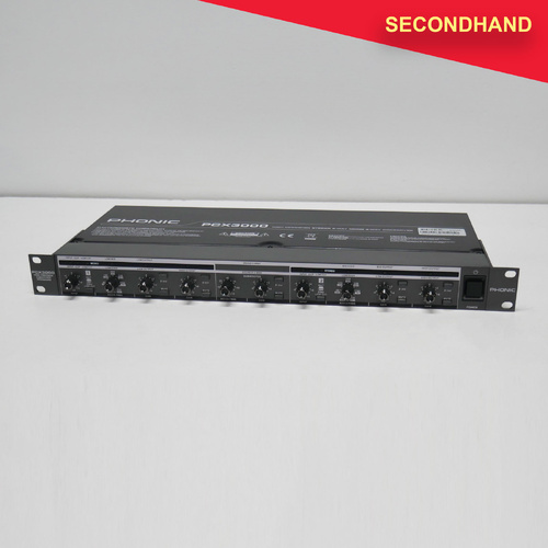 Phonic PCX3000 Mono 3-way Stereo 2-way Crossover  (secondhand)