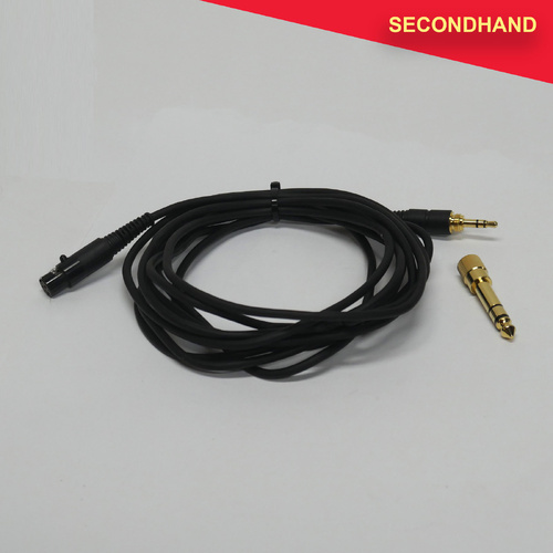 3m AKG Headphone Cable TA3F to 3.5mm TRS Jack with 6.35mm Adaptor (secondhand)