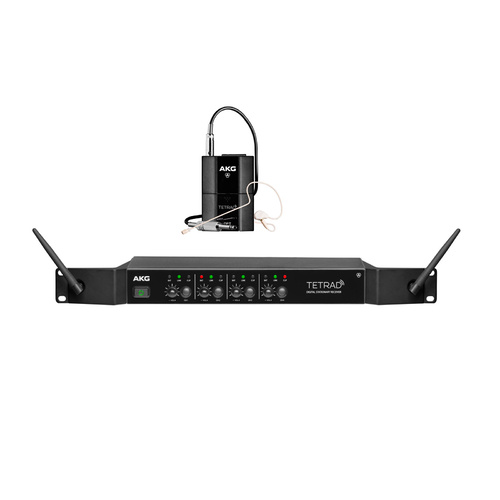 AKG DMS-TETRAD Performer-Set 2.4GHz Professional Wireless Microphone System