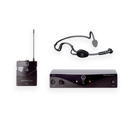 AKG PW45PTHA Wireless Microphone System with Beltpack & C544L Headworn Microphone