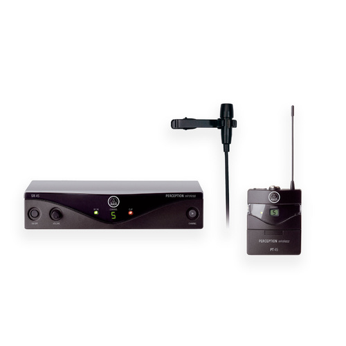 AKG PW45PTLA Wireless System with Beltpack Transmitter and CK99 Lapel Microphone