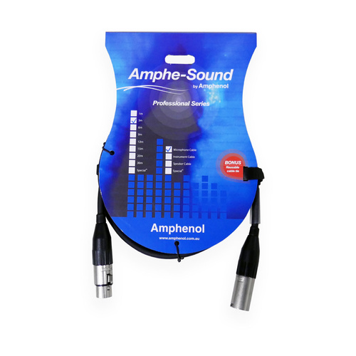 Amphenol A003 3M Balanced XLR Microphone Cable