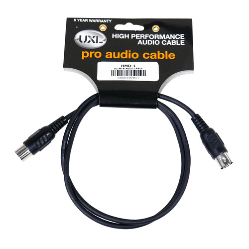UXL HMD01 1-Metre MIDI Cable