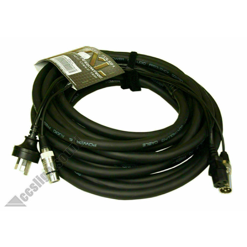 UXL UPS10 10M 240V Power & XLR Signal Cable Combo