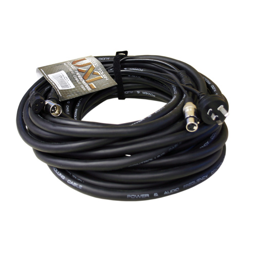 UXL UPS15 15M 240V Power & XLR Signal Cable Combo
