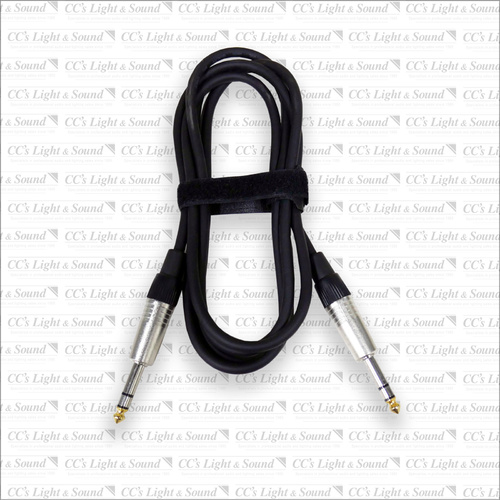 UXL 2M 6.35mm TRS Jack Plug to 6.35mm TRS Jack Plug