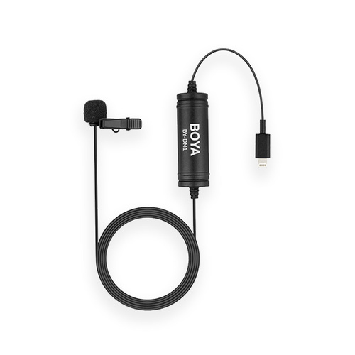Boya DM1 Digital Lavalier Microphone with Lightning Connector for iPhone