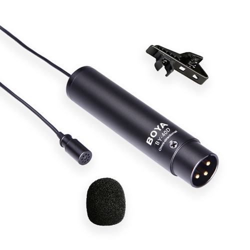 Boya M4OD Omni-Directional Lavalier Microphone with XLR Output