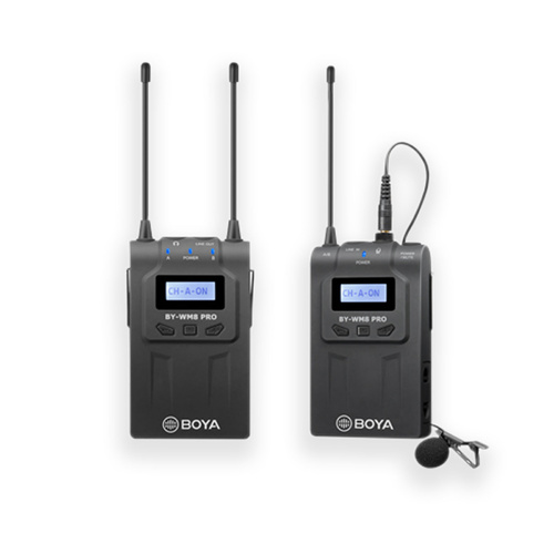 Boya WM8 Pro K1 UHF Camera Wireless System with Lapel Microphone