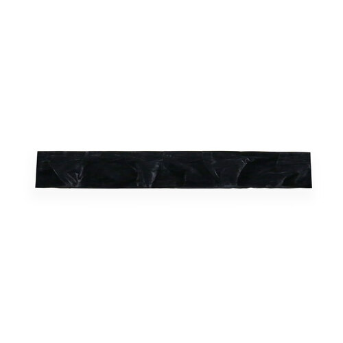BravoPro Velvet Stage Skirt Black 6.2m x 0.4m 50% fullness 280g/m