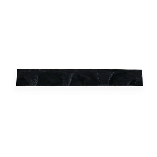BravoPro Velvet Stage Skirt Black 6.2m x 0.4m 50% fullness 290g/m