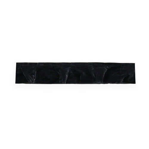 BravoPro Velvet Stage Skirt Black 6.2m x 0.6m 50% fullness 280g/m