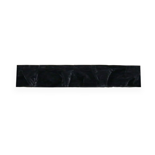 BravoPro Velvet Stage Skirt Black 6.2m x 0.6m 50% fullness 290g/m