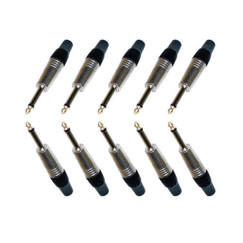 BravoPro AP1224 6.35mm TS Jack Line Conector x10