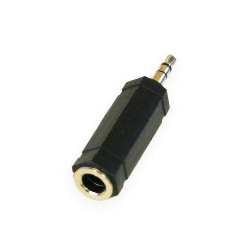 BravoPro AP1306S Headphone Adaptor 3.5mm Stereo Jack - 6.35mm Stereo Socket