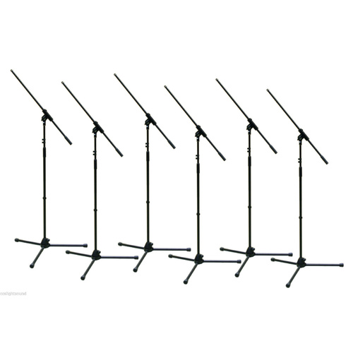 BravoPro AP3601 Tall Microphone Boom Stand x6