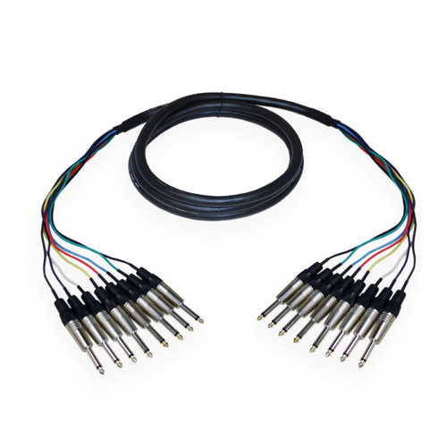 BravoPro AP2459.03 3M 8-Way 6.35mm Jack - 6.35mmm Jack