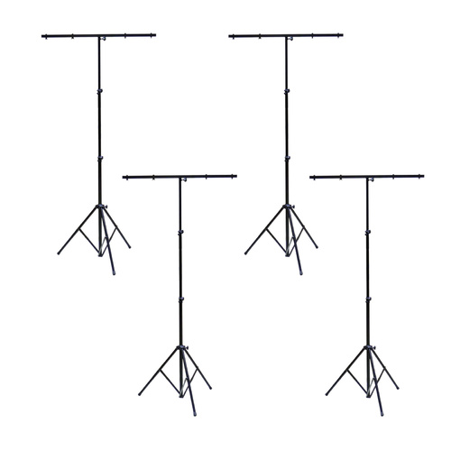 BravoPro LS014 3-Section Folding Lighting Stand with T-Bar x4