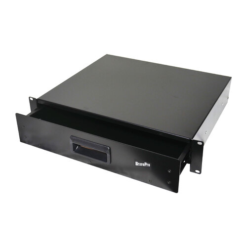 BravoPro RD001-2U 2RU Rack Mount Drawer 380mm Deep