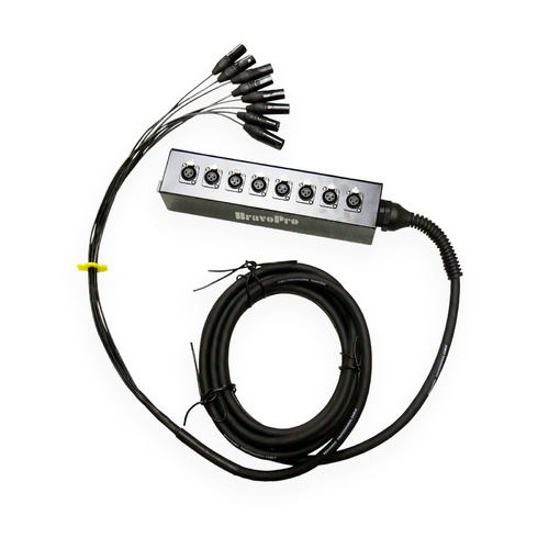 BravoPro SNP0022-06 6M 8-way Multicore with Stage Box