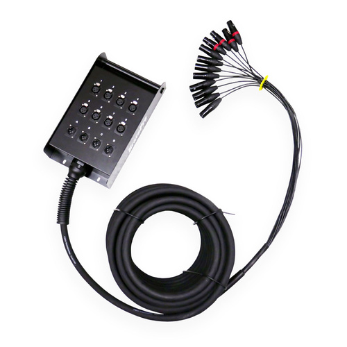 BravoPro SNP0032-20 20M 12-way (8+4) Multicore with Stage Box