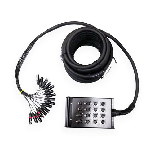 BravoPro SNP0033-20 20M 16-way (12+4) Multicore with Stage Box
