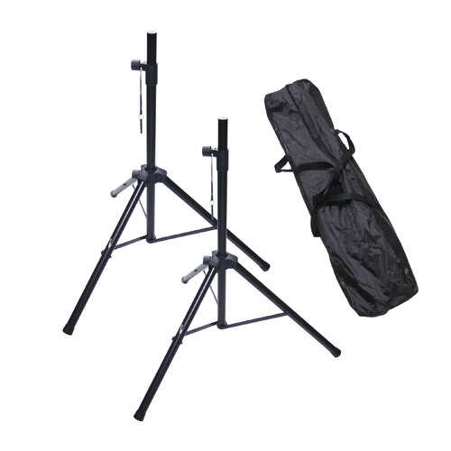 BravoPro SSPACK-002  2x Speaker Stands with Carry Bag