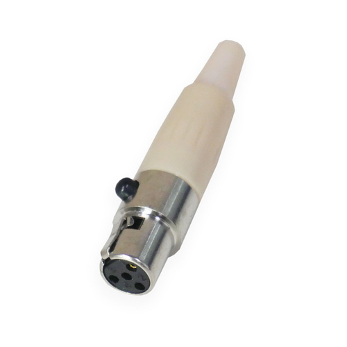 BravoPro TA4F 4-pin Connector Compatible for Shure Wireless Systems - Beige