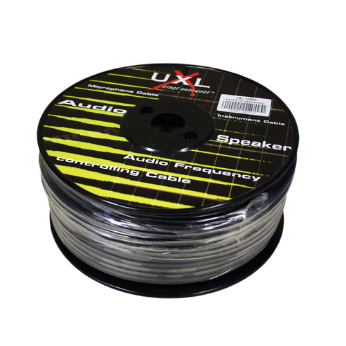 UXL 100BK 100-Metre Roll Black Balanced Microphone Cable
