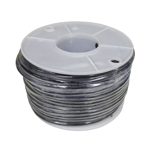 Black 3 Core 15 Amp 240v Flex - 100m roll
