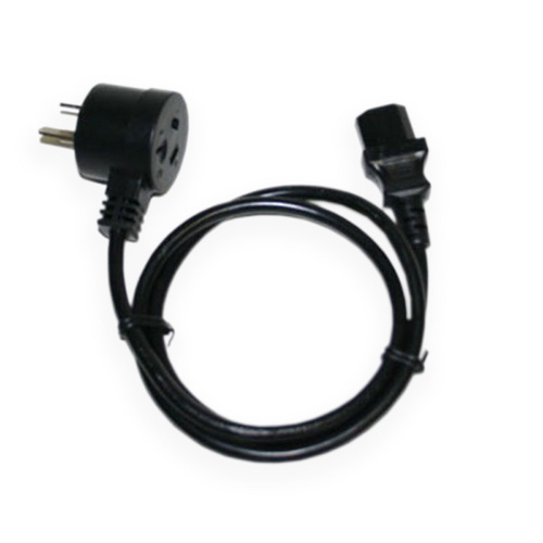 1M IEC Cable with 240v Piggy Back Plug